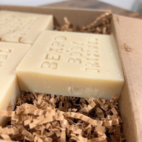 Original Beard and Body Soap by Honest Amish 18 oz TOTAL - SET of 3 6 oz Bars - Picture 7 of 10
